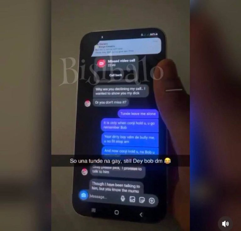 Screenshot of Tunde Ednut Leak Chat With Bobrisky Trending on X (3)