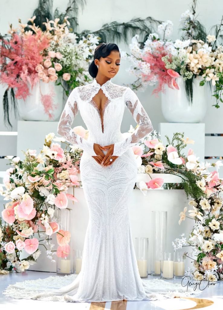 Priscilla Ojo's Wedding Dress Steals the Show