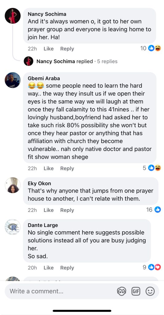 Comment about Ejiro online