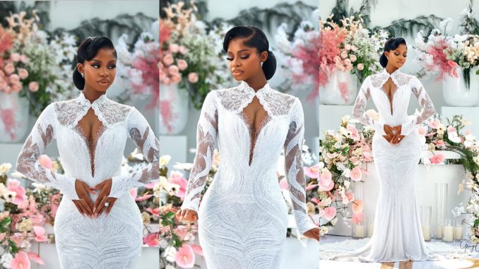 Priscilla Ojo's Wedding Dress Steals the Show | Featured Image
