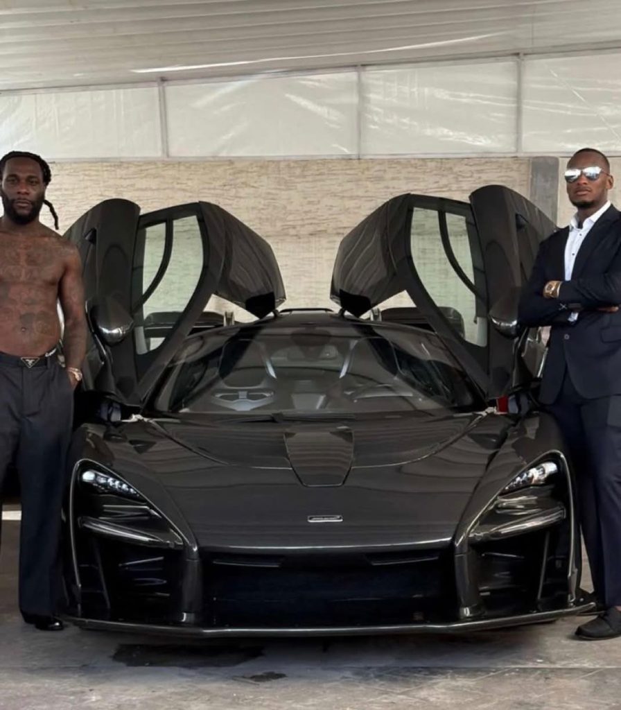 Burna Boy and the car guy who delivered his McLaren Senna