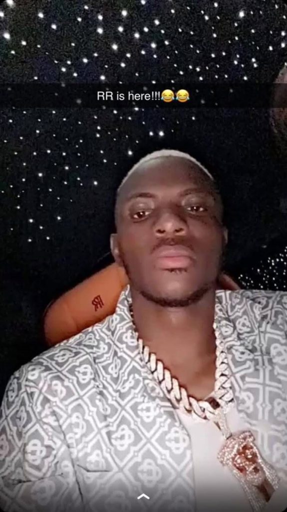 Victor Osimhen inside his 2025 Rolls Royce Cullinan
