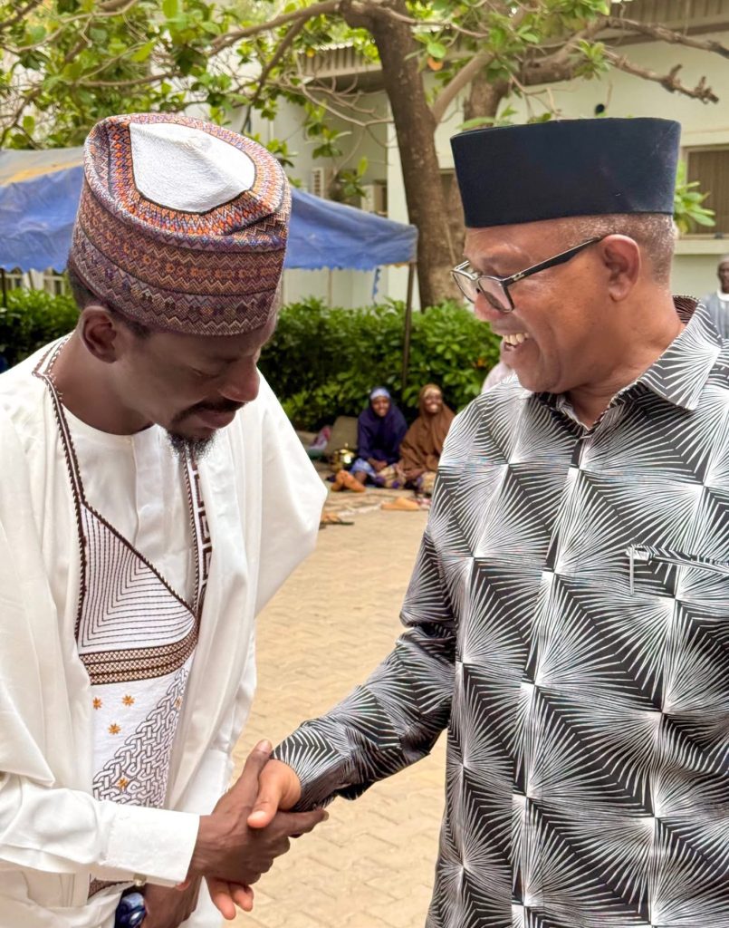 Peter Obi and former presidential aide Bashir Ahmad