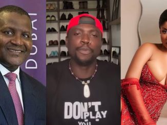 VDM Reacts to Phyna’s Viral Clip, Accuses Her of Betrayal, Warns Dangote