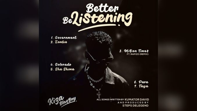 Kiza Blaqboy Zombie Music cover