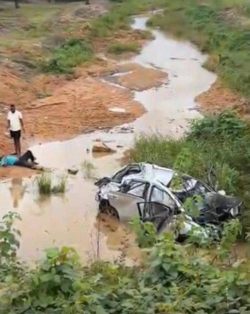 Car Sanku had accident on