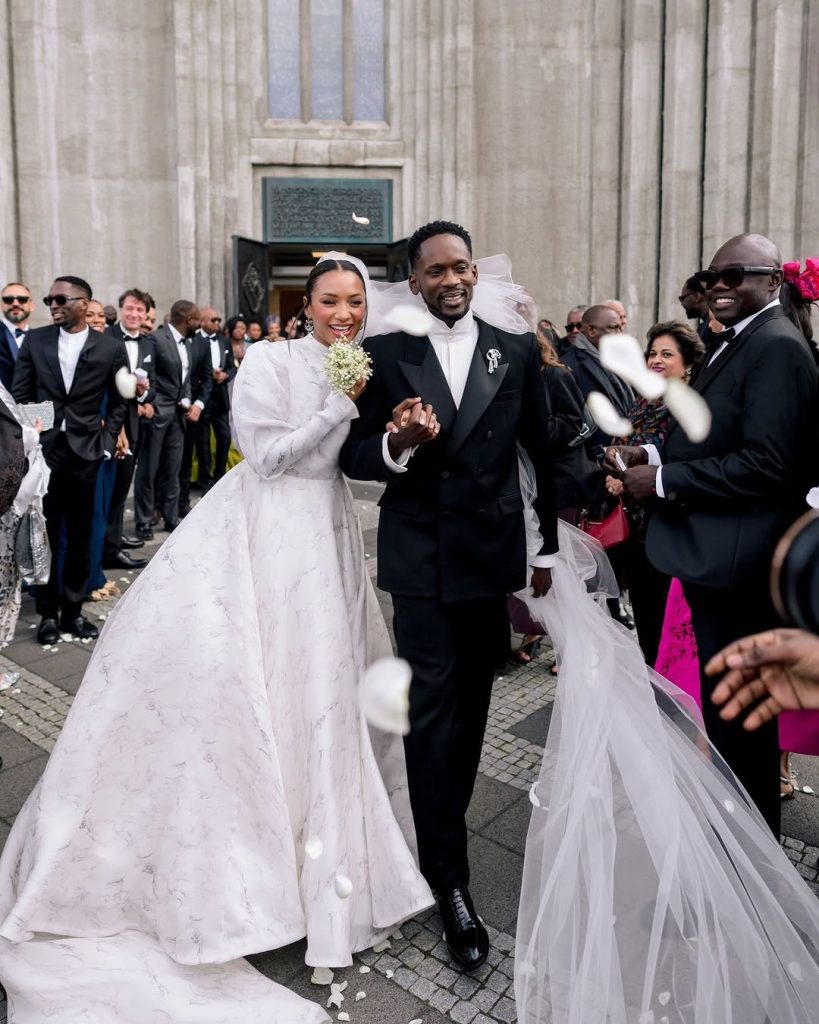 Photos From Mr Eazi and Temi Otedola’s Wedding in Iceland