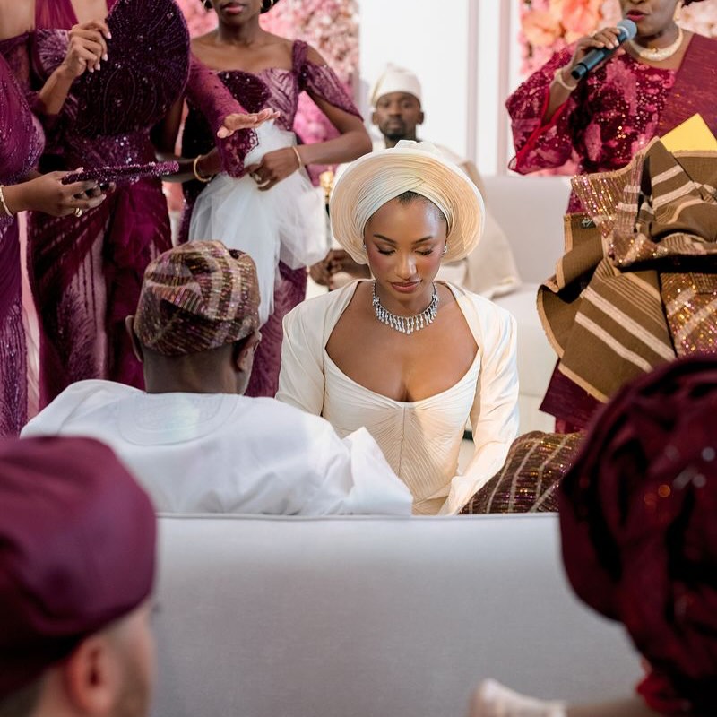 Photos From Mr Eazi and Temi Otedola’s Wedding in Iceland