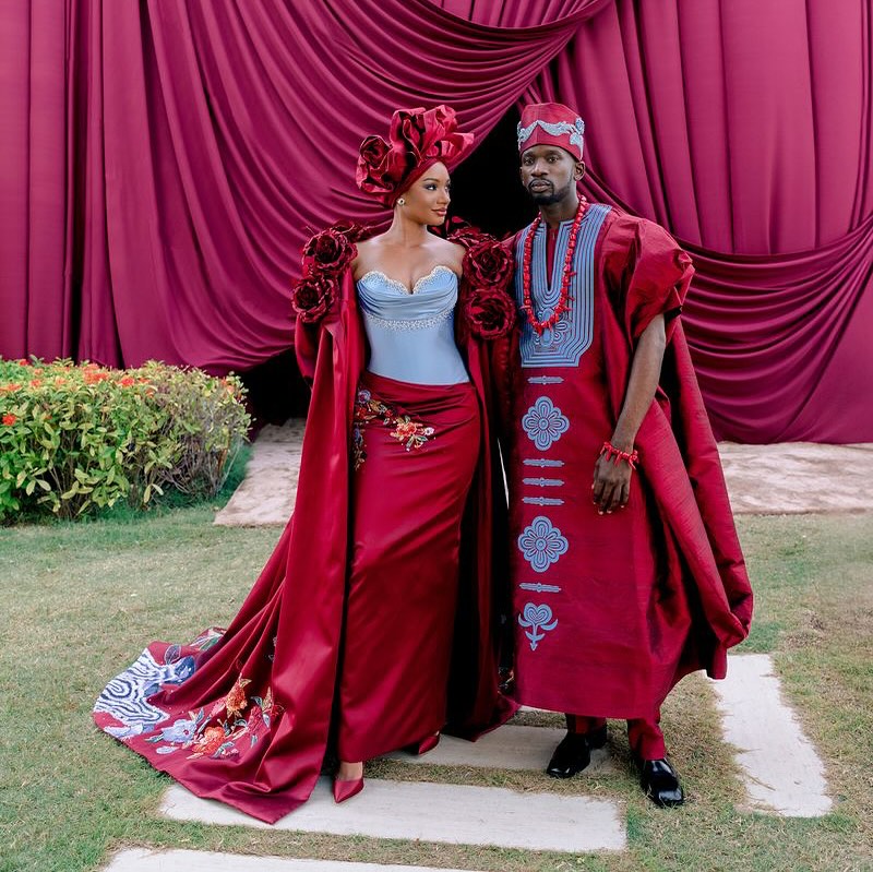 Photos From Mr Eazi and Temi Otedola’s Wedding in Iceland