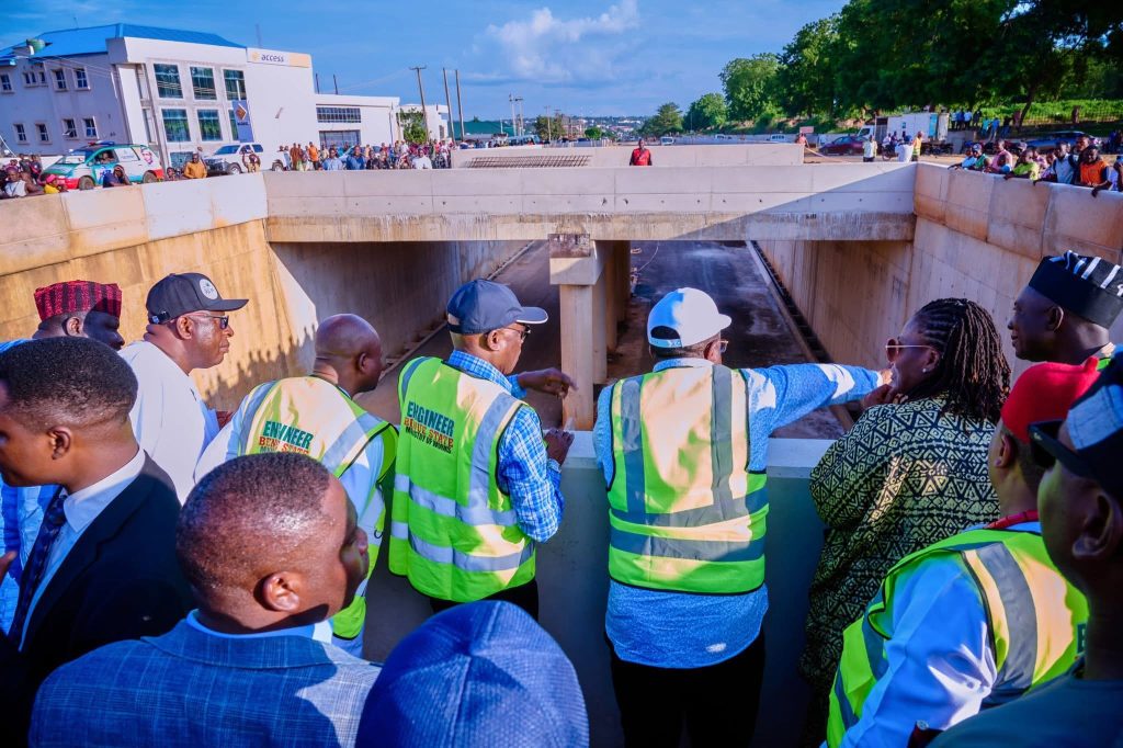 Gov. Hyacinth Alia Inspects Ongoing Infrastructure Projects in Makurdi