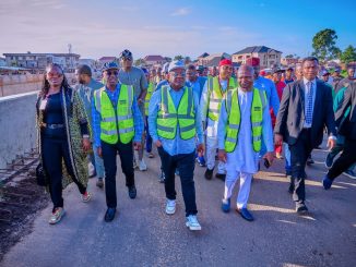 Gov. Hyacinth Alia Inspects Ongoing Infrastructure Projects in Makurdi