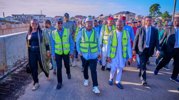 Gov. Hyacinth Alia Inspects Ongoing Infrastructure Projects in Makurdi