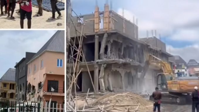 Lagos Govt Demolishes Over 19 Buildings at Trade Fair Plaza