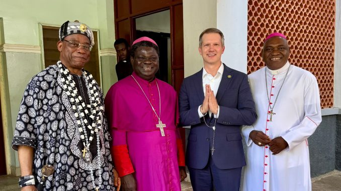 US Lawmaker Meets Benue Bishops, Tor Tiv to Discuss Protection for Christian Communities