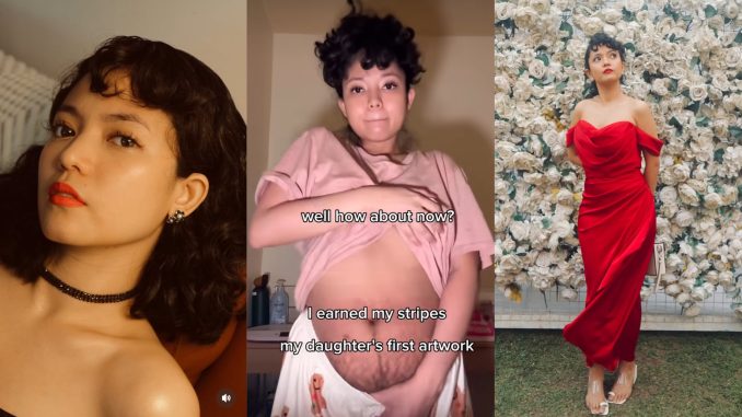 Lottie Bie Shows Her Real Mom Bod in Viral Video