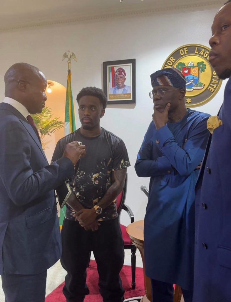 American Streamer Kai Cenat Returns to Nigeria for Second Visit, Meets Sanwo-Olu